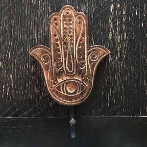 Wooden Hamsa